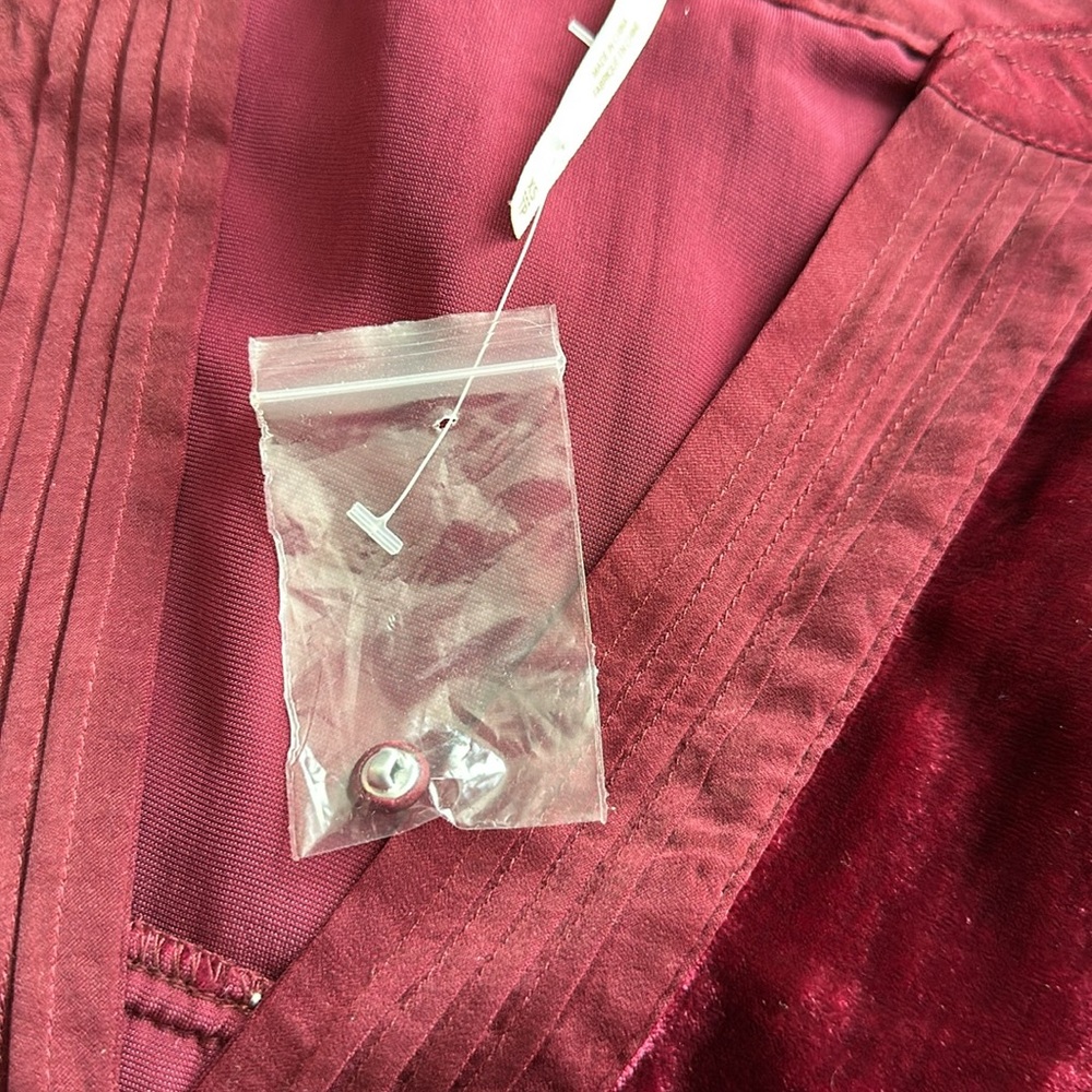 Free People chose me crushed velvet mini dress, brand new, size XS - Picture 13 of 13